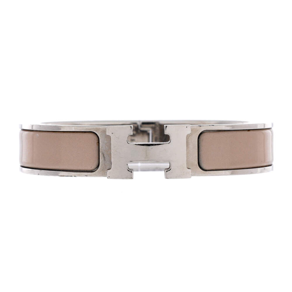 Hermes Narrow Clic H Bracelet Enamel